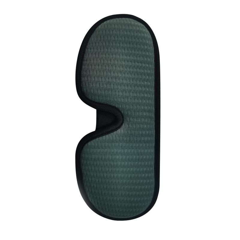 Eye Shade Cover Block Out Light 3D Soft Cushion Lightweight Breathable Blackout Sleeping Cover Green