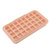 Ice Cubes Tray Molds Bin with Lid Ice Scoop Storage Bin and Storage 2 Layers 64 Cubes Silicone Easy Release Pink