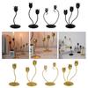 Nordic Flower Shape Tapered Candle Holder Metal Candlestick Candelabra Centerpieces Decoration for Elegant in Any Room
