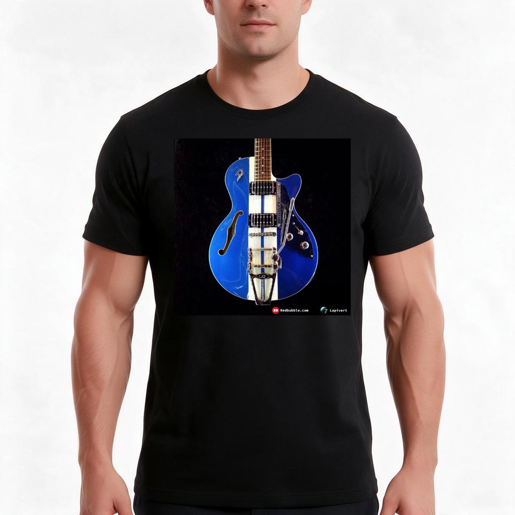 Duesenberg Guitar Tshirt Summer Casual Cotton Tee Oversized Streetwear Tops Vintage Graphic Print Loose Fit Short Sleeve