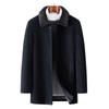 Chenier Medium and Long Lapel Collar Mulberry Silk Take-off Coat Men's Business Casual Coat Coat