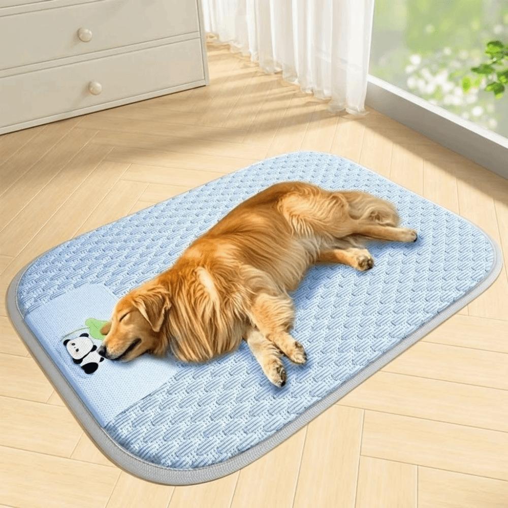 Breathable Dog Cool Mat Soft Pet Sleep Mat Cartoon Dog Bed Pad  Kennel