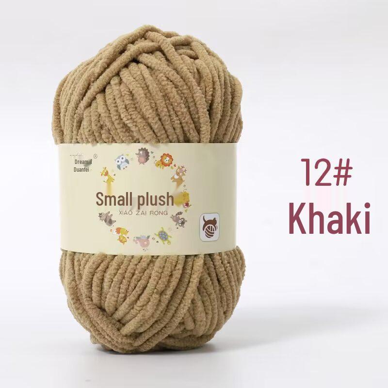 Little Velvet Chunky Yarn for DIY Knitting & Crochet - Cute Baby Crafts, Scarves, Dolls & Shoes
