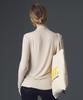 Pelimela Peach Half-Neck Soft Turtleneck (Beige)