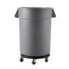 Dolly Rotund pentru Coș de Gunoi Potrivit pentru Containere de Gunoi de 20, 32, 44, 55 Galoane 500lbs