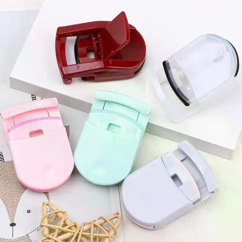 Mini Eyelash Curler Professional Multicolor Folding False Eyelashes Auxiliary Eyelash Curling Clip Beauty Cosmetic Makeup Tools