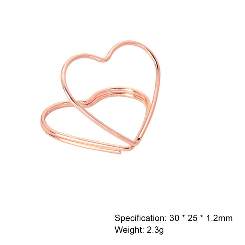 2SETS Message Card Stand For Party Wedding Banquet Double Layer Universal Party Supplies Heart Message Holder Photo Clip
