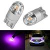 10X New W5W LED Canbus Car Lights COB Glass Interior Parts Bulbs 6000K Purple Auto License Plate Lamp Dome Read Light