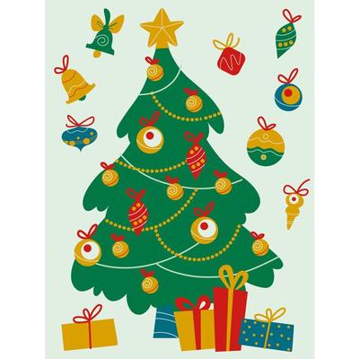 Paint by Numbers Kit Christmas Tree 18 X 24 Cm