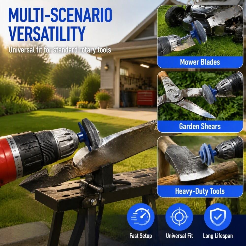 Drill Sharpening Grinding Cuts Sharpener Compatible with Power Drills And Hand Drills