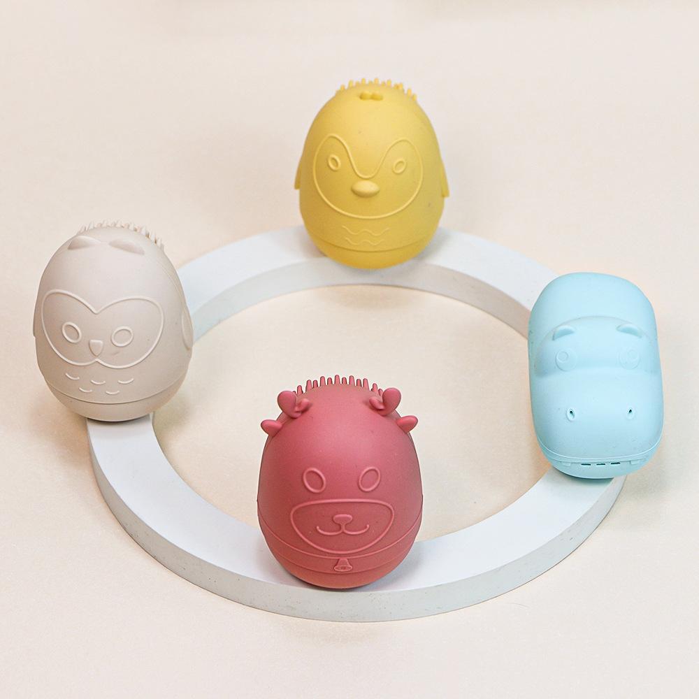 Baby Bath Toys Animal Cute Shape Toddler Water Toys Swim Bathroom Baby Silicone Sprinkler Bathtub Animal Toy Infant Kids Boys
