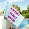 Music Lover MUSIC IS MY DRUG Towel Drying Bath Towel Applicable To Light Swimming Camping Yoga Beach Out