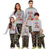 Parent-child Christmas Print Home Suit Long-sleeved Top And Pants