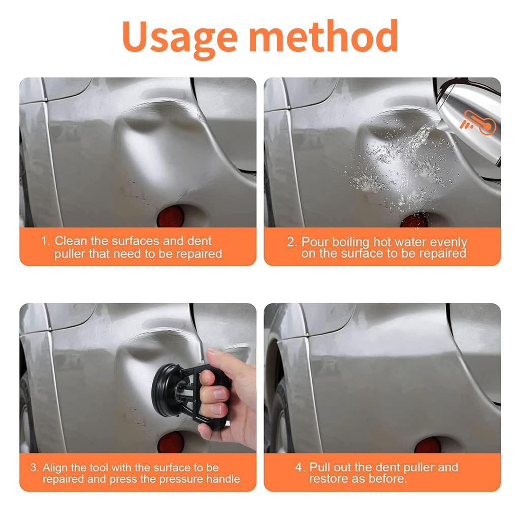 Car Dent Puller, Aluminum Alloy Dent Remover Tool Suction Cup Dent Puller for Car Dent Repair, Glass, Tiles, Mirrors