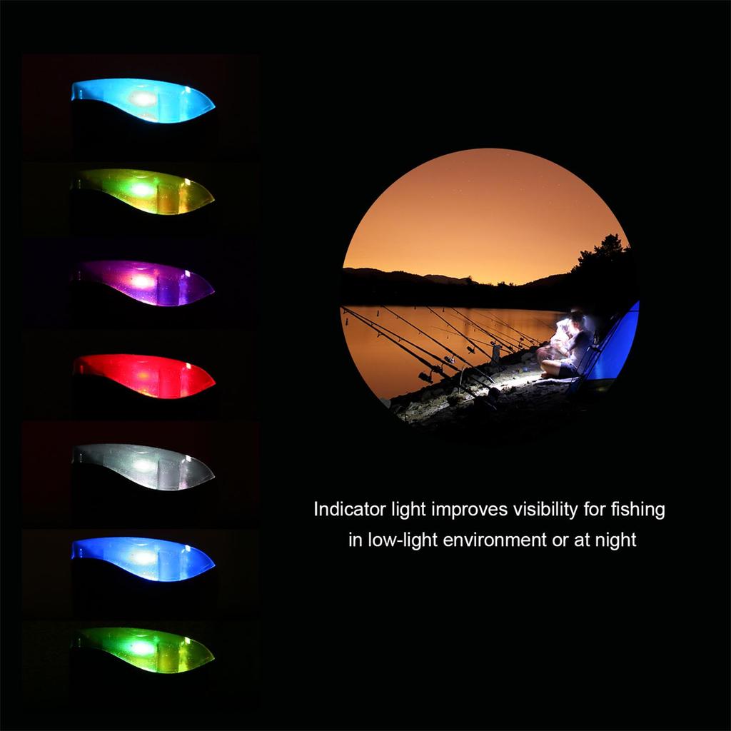 Fishing Swinger Set Carp Fishing Bite Indicator Swinger Digital Fishing Alarm LED Bite Indicator Illuminated Swinger
