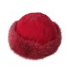 Fluffy Fur Bucket Hat Women Plush Fisherman Hat Warm Women's Winter Hat Thicken Cold Snowy Day Panama Cap Chrismas Gifts