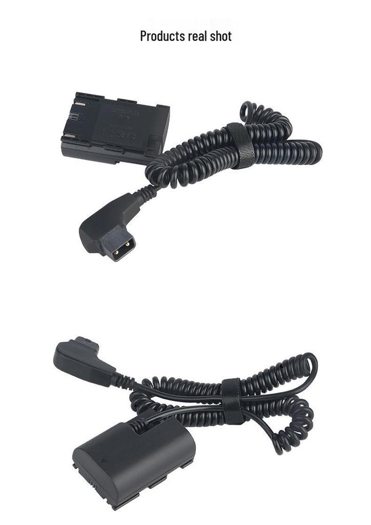 D-TAP E6 Adapter for Canon EOS R/R5/R6/90D/80D/6D2/5D3 LP-E6 Battery