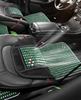 Universal Wood Bead Lumbar Support Car Seat Cushion Set - Cooling, Breathable, All-Season