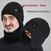 Men's Winter Earflap Beanie & Scarf Set