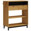 Bartisch FLAM 92x45x110 cm Solid Pine Wood