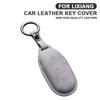 Für Li Lixiang L7 L8   Für Leading Ideal One Li Auto L9 Leder Auto Schlüsselhülle Auto Smart Fernbedienung Abdeckung Schlüsselanhänger Zubehör