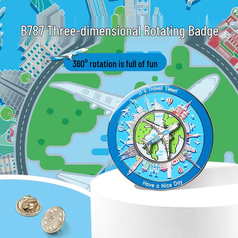 China Southern Airlines B787 Rotating Aircraft Pin