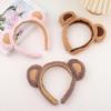 Bear Headbands Hairband Hair Hoop for Women and Girls Plush Hair Accessories