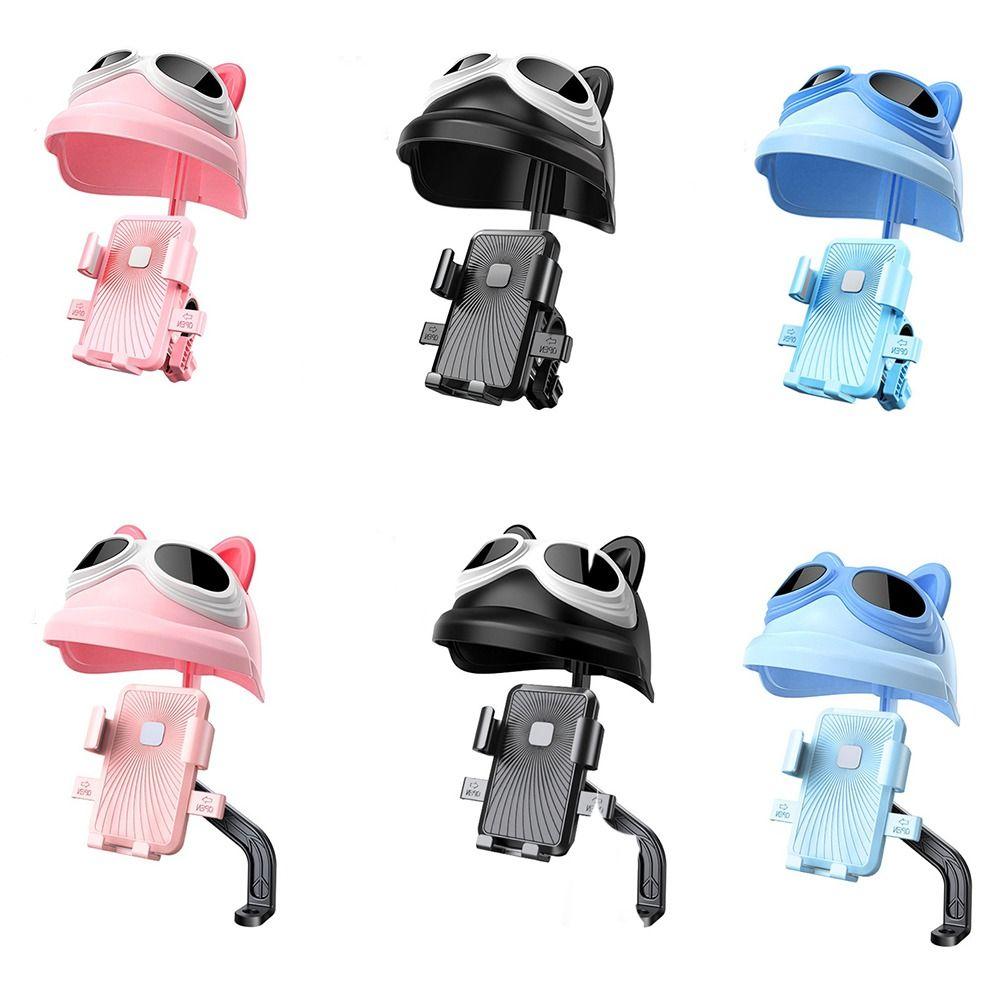 Waterproof Motorcycle Mobile Phone Holder With Sun Visor Electric Bicycle Phone Bracket  Sport Bike