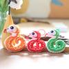 Soft And Cuddly Snake Plush Keychain Charming Animal Toy For Backpacks And Purses