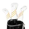 3Pcs Star Pattern Fairway Wood Head Cover PU Leather Golfs Club Head Cover Golfs Driver Fairway Hybrids Head Cover