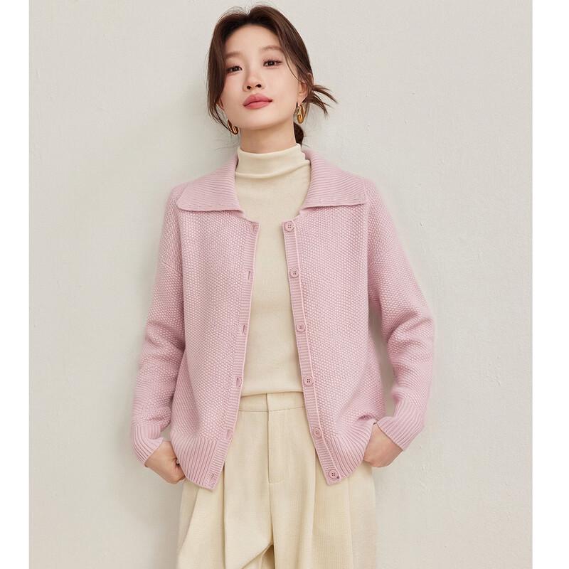 Luxury 100% Wool Cropped Knit Cardigan