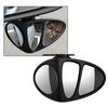 3 In 1 360 Degree Rotation Three Sided Blind Spot Mirror Reversing Car Blind Spot Convex Mirror Right / Left Universal Mirror