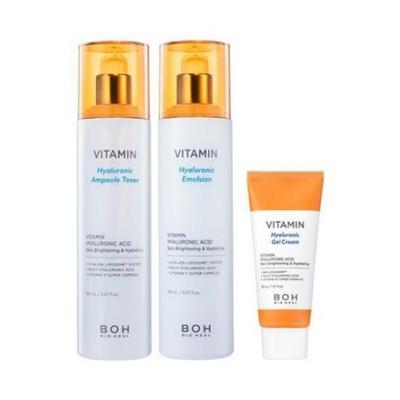 BOH BIOHEAL BOH Vitamin Hyaluronic Ampoule Toner & Emulsion 2-piece Set (+gel Cream 30mL), 1 Set