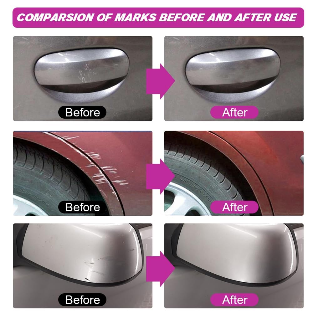 Nano Cloth Car Scratch Remover Set, 2025 New Nanowipe Cloth for Car Scratches, Car Scratch Repair Paste Car Wax Polish, Car Scratch Repair Kit for