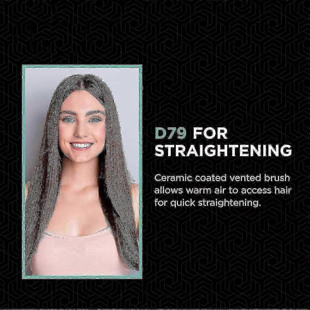 Thermoceramic Hair Straightening Brush D79 with Boar Bristles