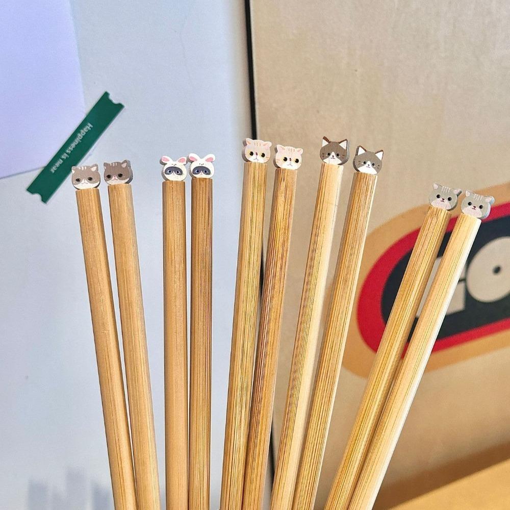 Animal Noodle Chopsticks Dog Cat Hot Pot Use Chopsticks Long Chopstick  Cooking Tools