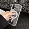 For iPhone 17 Air Pro Max 16 15 14 13 12 11 Pro Max Plus Mini Pro Max Anti Drop Cover New Transparent For Magsafe Magnetic Case
