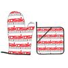SAKO ARMS Oven Mitts and Pot Holder Sets of 2 for Baking Kitchen Cooking BBQ Resistant Non-Slip Gloves