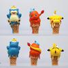 6 Flavor Ice Cream Cones: COS Series Hand-Painted Figuries Featuring Pikachu, Bulbasaur & Psyduck