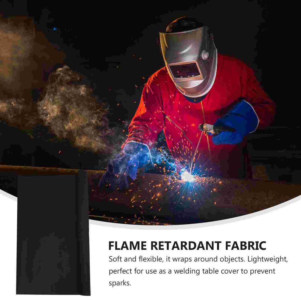 Retardant Felt Welding Blanket Heat Resistant Material Flame Proof Cloth Anti Heat Insulated Pad Thermal Welding