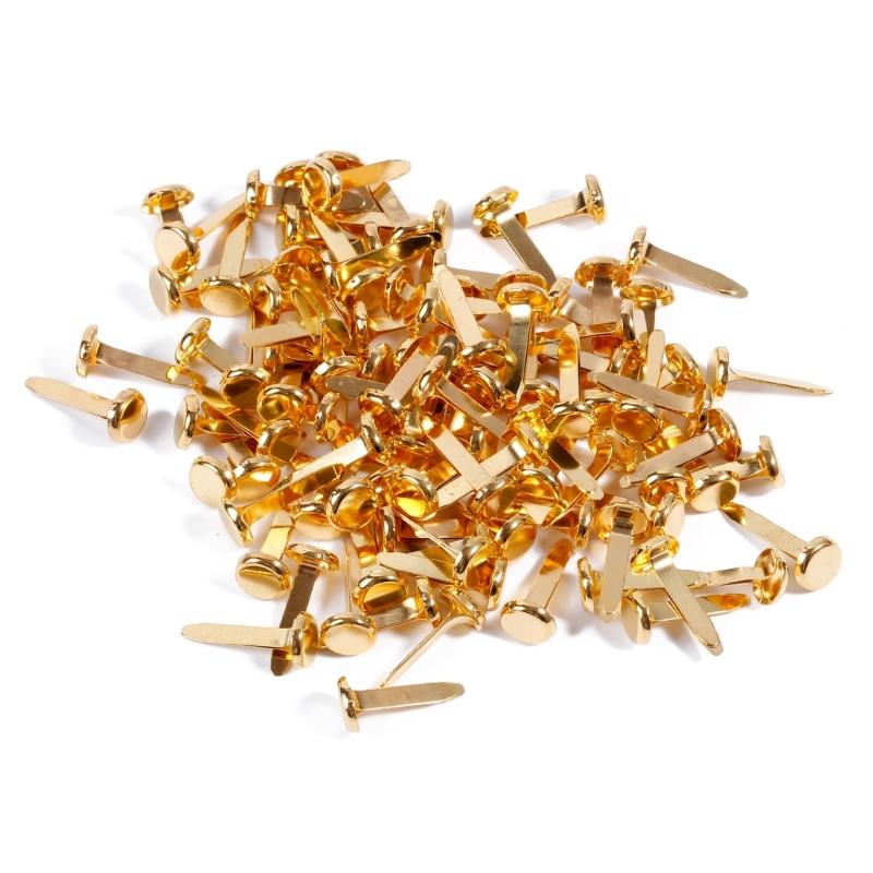 

Round Head Clips Scrapbooking Brads Pattern Clips for School Office Paper Paper 1