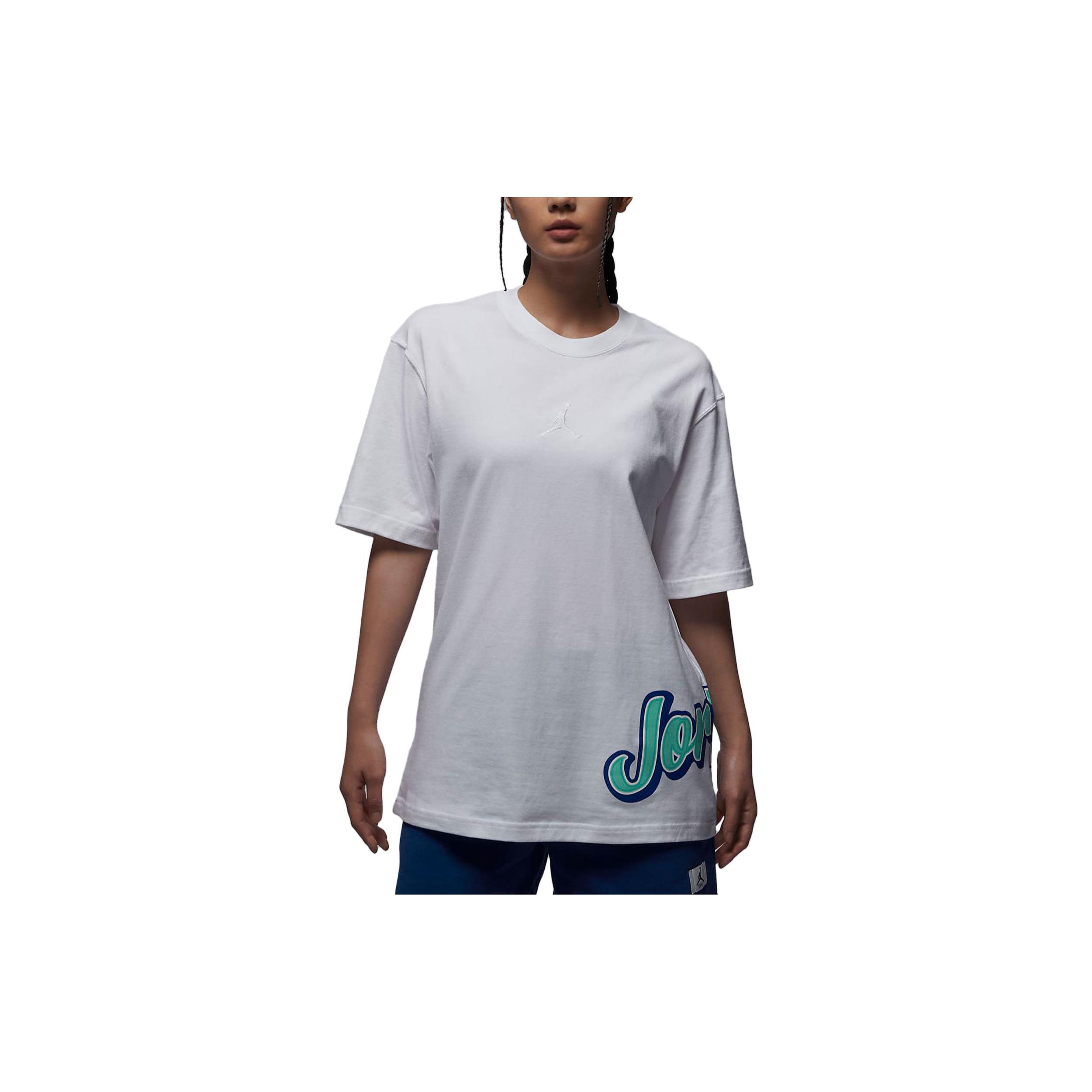

New Jordan T Shirts Women s White FQ0364-100 XL