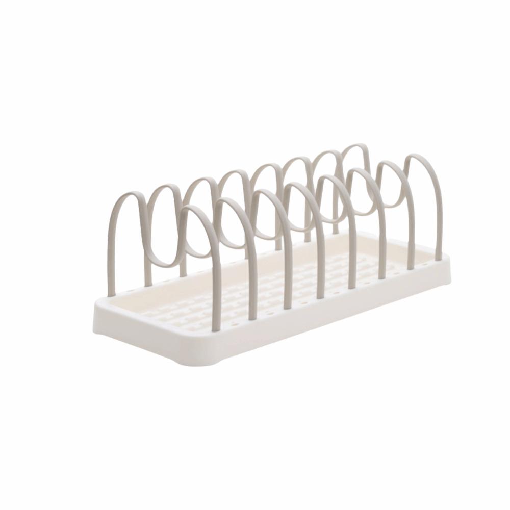 Detachable Pot Lid Holder Plastic Dish Drying Rack New Dish Drain Rack  Household