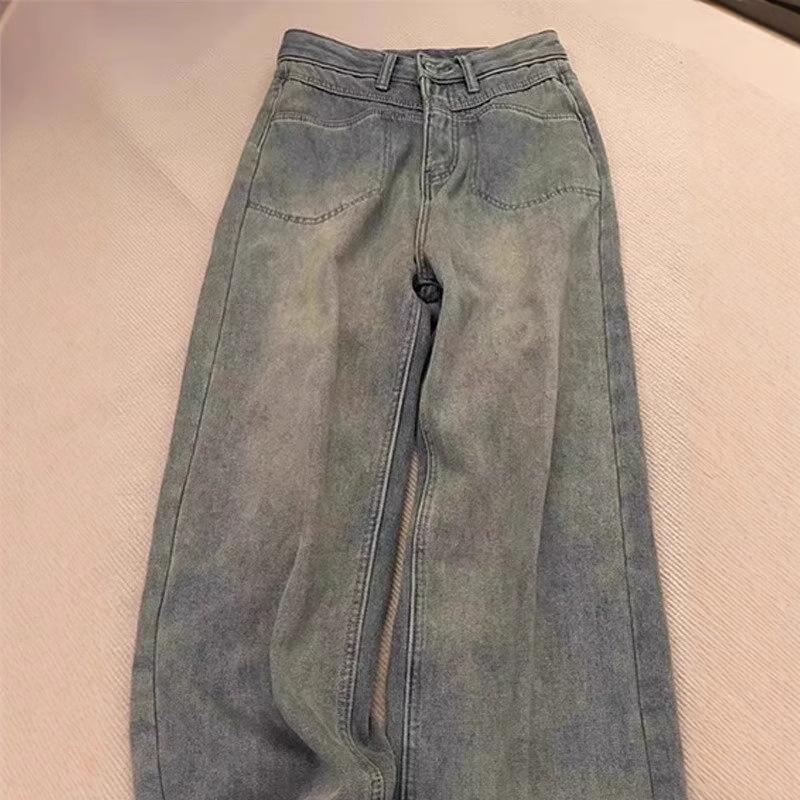 Dámské džíny s vysokým pasem, úzké, s širokými nohavicemi - Kolekce jaro/podzim/zima 2024