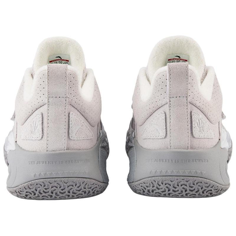 Anta KAI 1 Low Top Basketball Shoes Mens White Grey "Limestone" 112441113-2