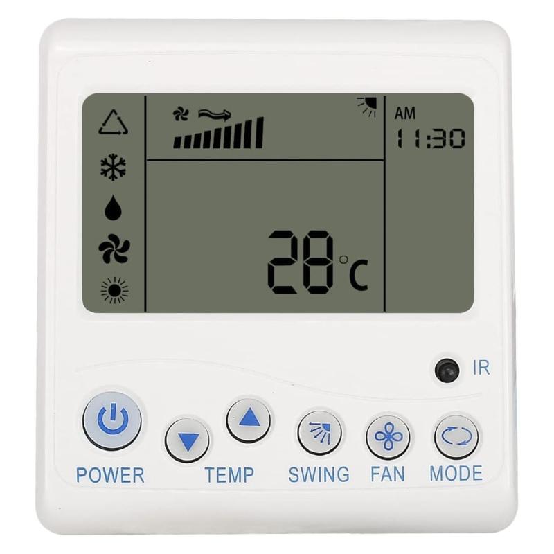 Air Conditioning Remote Control Panel QD-U12A with Accurate Temperature Adjustment Home Conditioning Repair Part