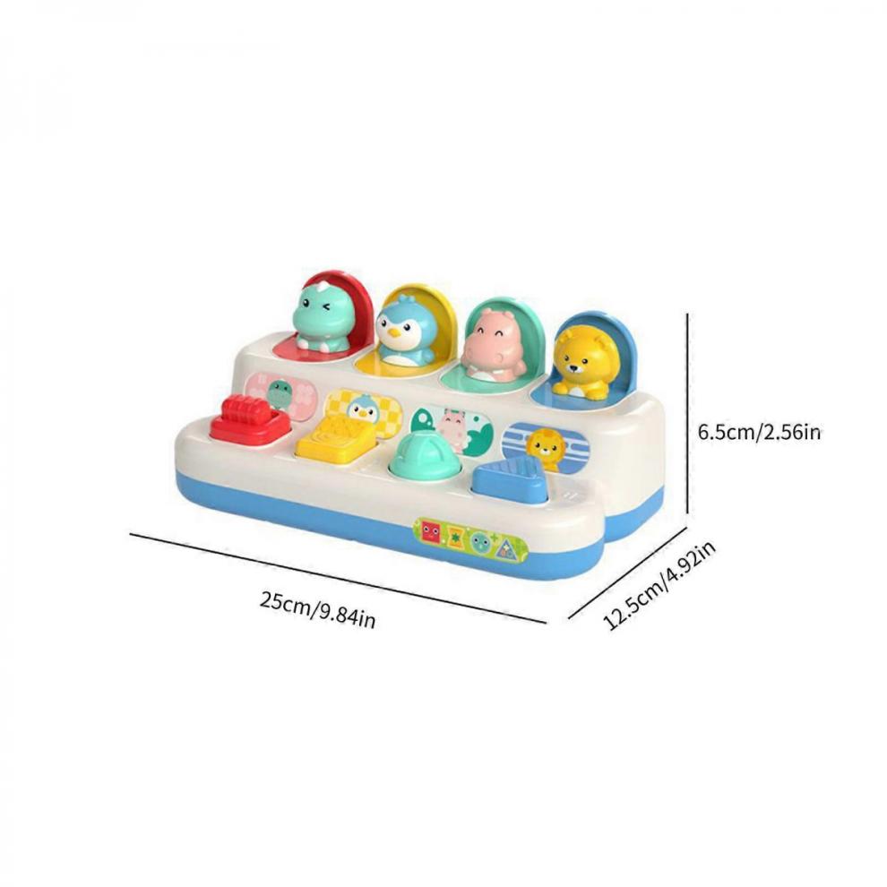 Multicolor Hide And Seek Game for Kids, Causal Relationship Puzzle Box, Switchgear Box, Early Education Colorful Toys for Boys and Girls
