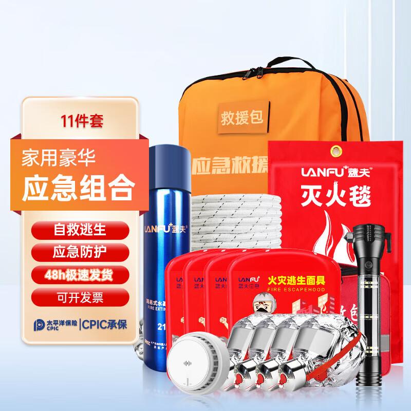 Emergency Fire Escape and First Aid Kit