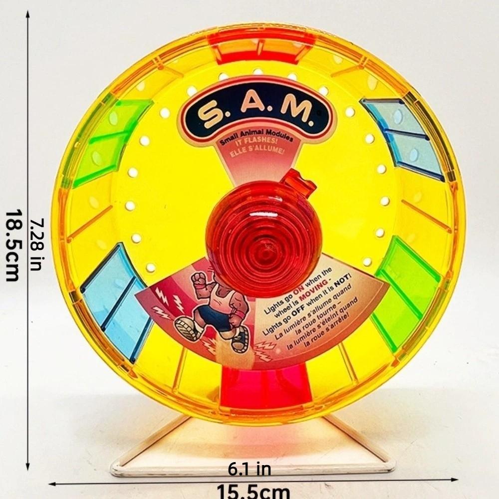 Super Silent Colorful Running Wheel Stable Base Pet Jogging Wheel  Hamster Exercise