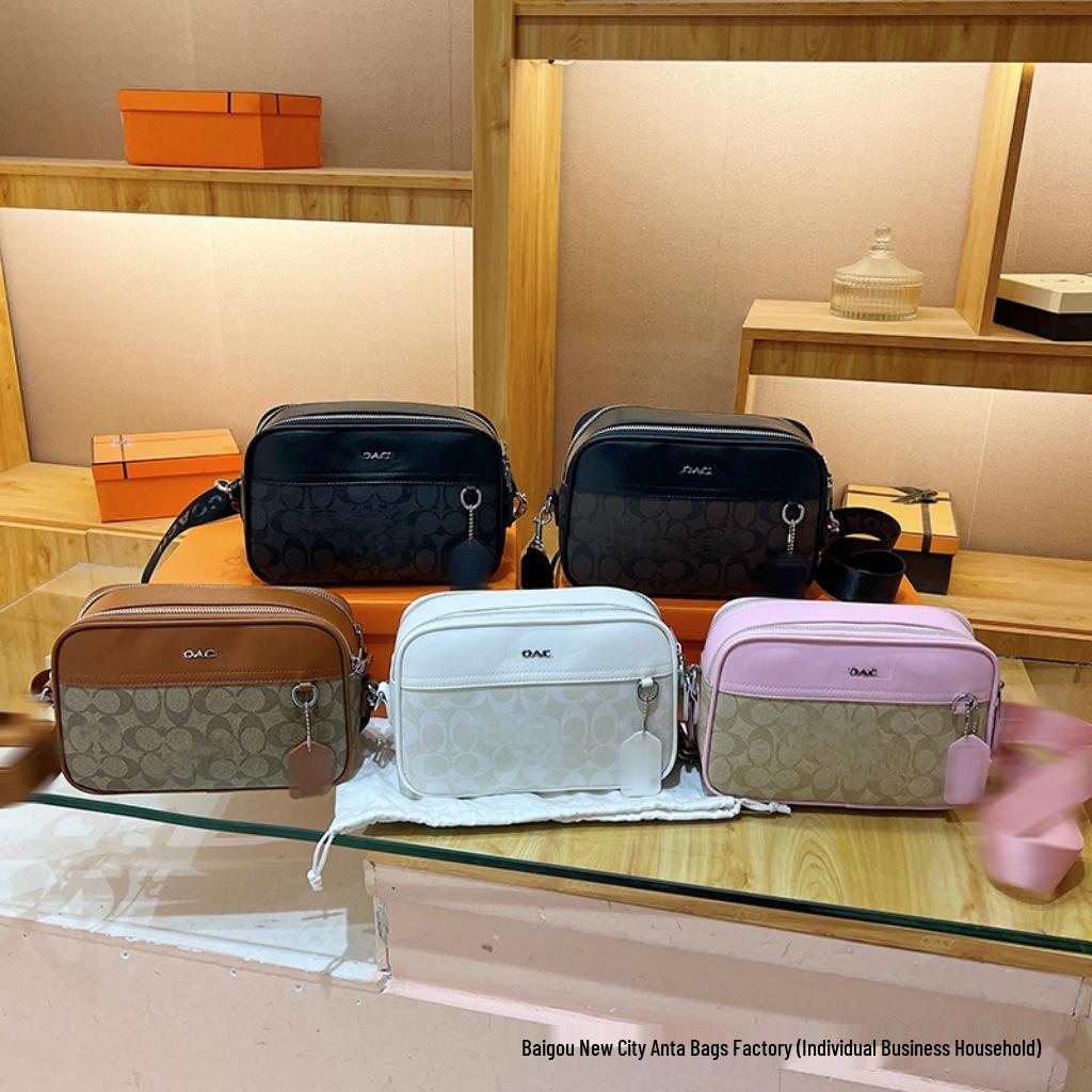 Trendige Damen Umhängetasche mit breitem Riemen - Vielseitiges und strukturiertes Design für Frauen